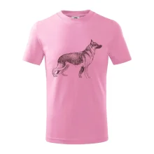 Německý ovčák -  kreslený skica