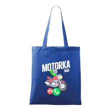 Karikatura motorka silnice volá