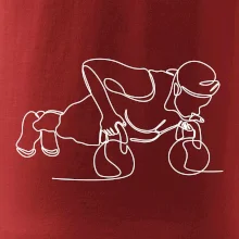 Kitebell posilování jedním tahem