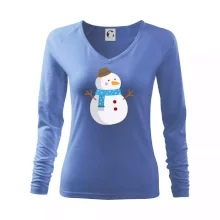 Sněhulák se šálou