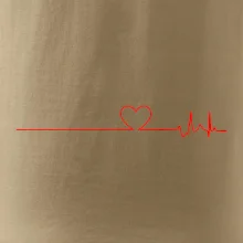 Poker EKG srdce červené