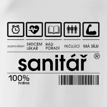 Čárový kód sanitář