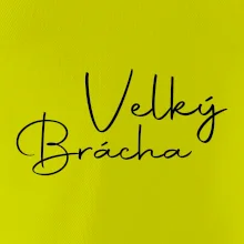 Velký brácha - nápis na zádech