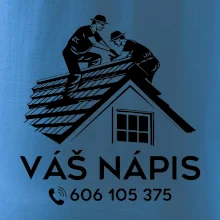 Tričko pro pokrývače - Dva dělníci