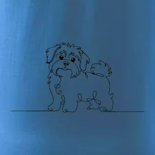 Havanský psík linka jedním tahem