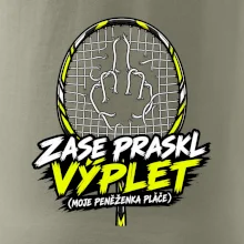 Badminton prasklý výplet