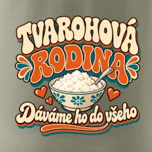 Tvarohová rodina dává tvaroh do všeho
