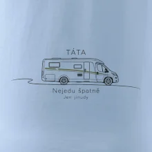 Táta nejedu špatně jen jinudy decentní obytný automobil