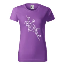 Lezecká stěna jedním tahem