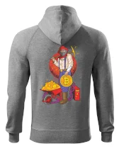 Horník těží bitcoiny