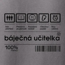 Čárový kód  - Báječná učitelka