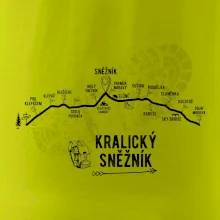 Profil kopců - Kralický Sněžník