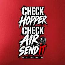 Kontrola zásobníku check hopper air paintball