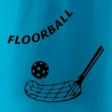 Floorball nápis šikmo