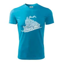 Stará lokomotiva z not