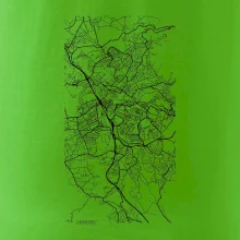 Mapy měst černobílé  Liberec