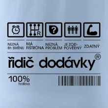 Čárový kód - řidič dodávky
