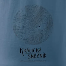 Králický Sněžník - vrstevnice v kruhu