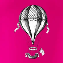 Horkovzdušný balón  kreslený