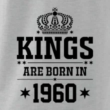 Kings are born in 1960
