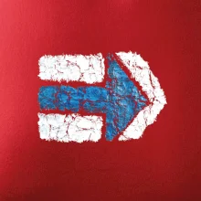 Párová turistická značka modrá