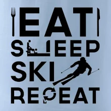 Eat sleep ski repeat