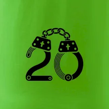 Narozeninové tričko pro policajta - pouta 20