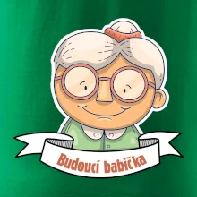 Budoucí babička kreslená
