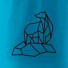 Geometrie lední medvěd na ledu