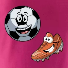 Parové triko - Kopačka a míč