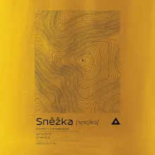 Sněžka - vrstevnice v obdélníku