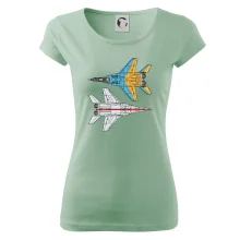 Mig 29 Fulcrum ze spoda a ze zhora