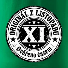 Originál z listopadu černobílá pečeť XI