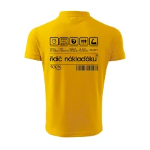 Čárový kód řidič náklaďáku