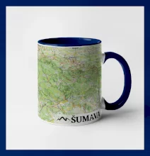 Hrnek - Šumava mapa