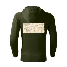 Mapa Báňské dráhy z Moravské Ostravy do Doubravy