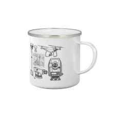 Geodet teodolit dron