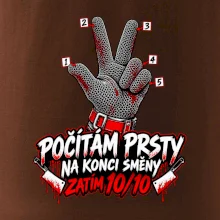 Řezník počítám prsty na konci směny