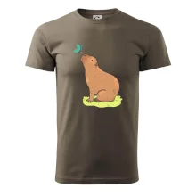 Kapybara a motýlek