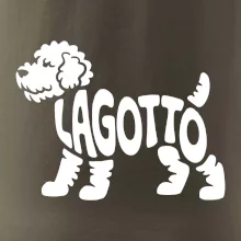 Lagotto nápis v těle