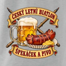 Český letní biatlon špekáček a pivo