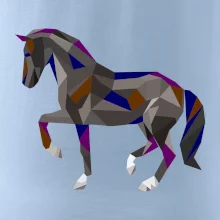 Kůň geometrie barevný