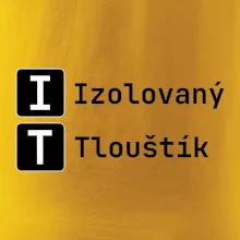 IT Nápis Izolovaný Tlouštík