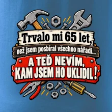 Trvalo mi  65 let, než jsem posbíral všechno nářadí