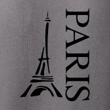 Paris nápis Eiffelovka na výšku