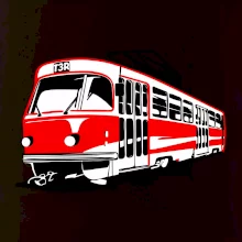 Tramvaj T3R barevná