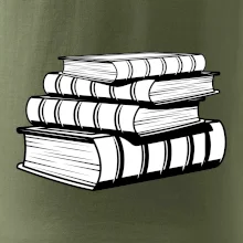 Knihy černobílé na sobě