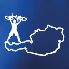 Cyklista - Mapa Rakouska