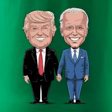 Trump a Biden - velký kamarádi