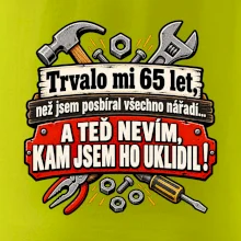 Trvalo mi  65 let, než jsem posbíral všechno nářadí